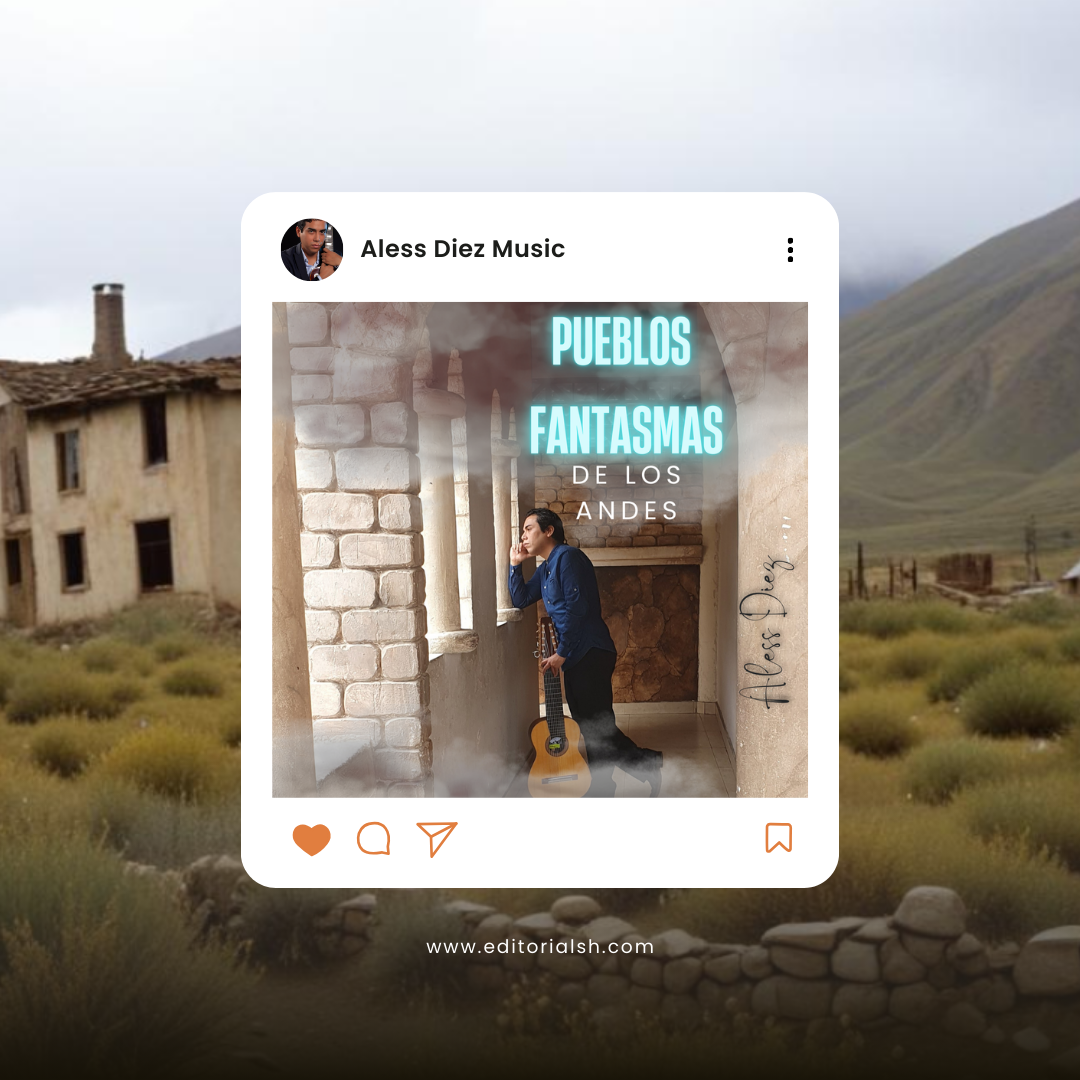 Aless Diez en su último álbum Pueblos fantasmas de los Andes para decacorde