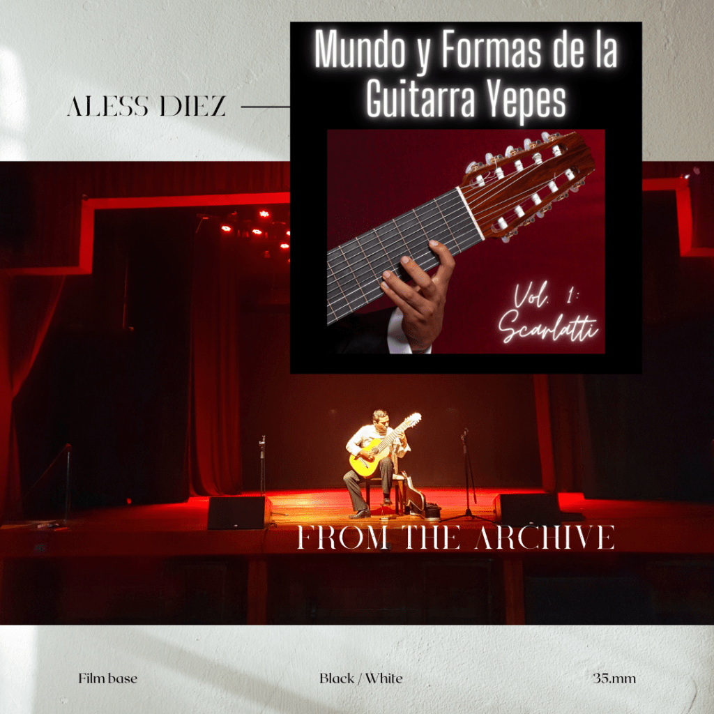 Aless Diez en su álbum Mundo y formas de la guitarra